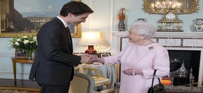 الملكة اليزابيت: شكرا السيد رئيس وزراء كندا لأنك جعلتني أشعر بأنني عجوز