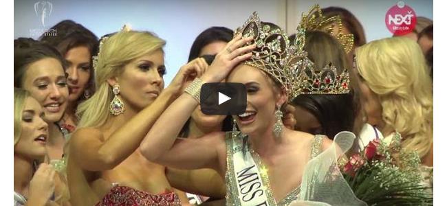  بالفيديو - فُكّت أزرار فستان ملكة جمال لحظة تتويجها! 