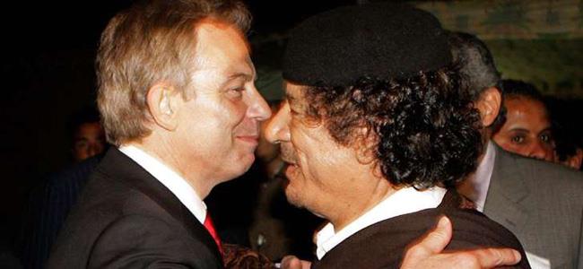 وثائق رسمية بريطانية تكشف: بلير نصح القذافي بالرحيل والبحث عن مكان آمن قبل الإطاحة به 