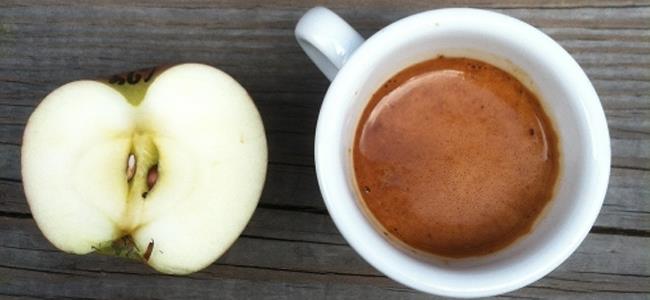 التفاح والقهوة للتنفس بشكل أفضل