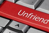 Unfriend فخلاف فإعتقال